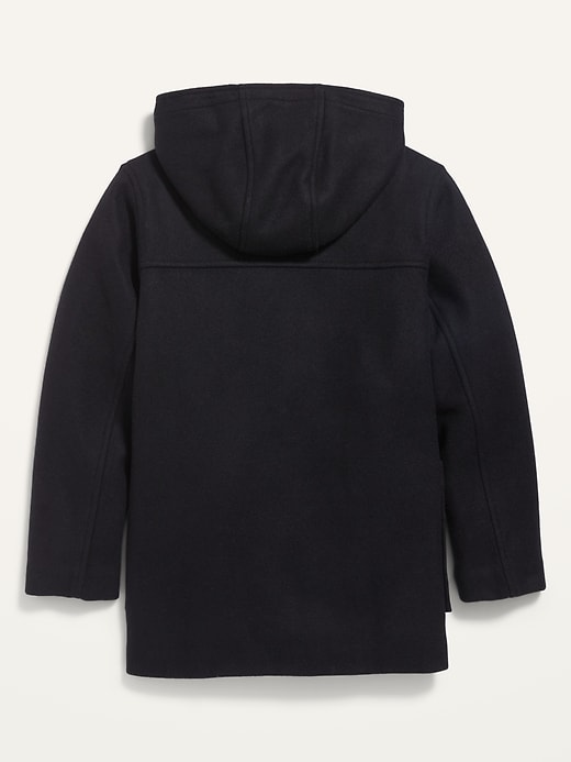 View large product image 2 of 2. Soft-Brushed Hooded Toggle Coat For Boys