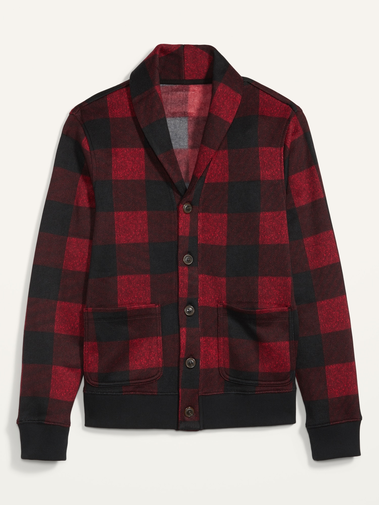 Old navy red 2025 and black plaid sweater