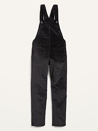 View large product image 3 of 3. Velvet Overalls for Girls