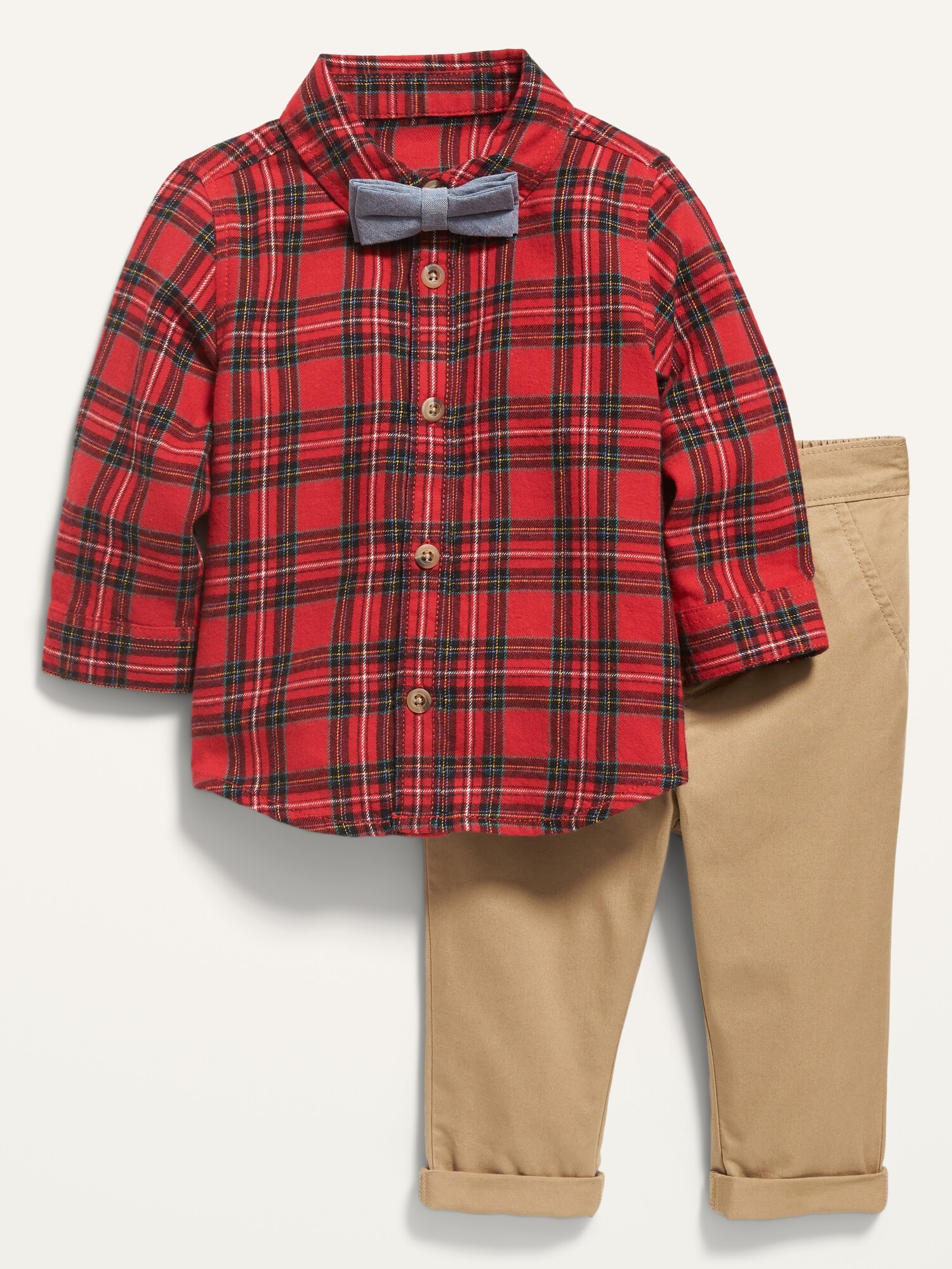 old navy red plaid leggings