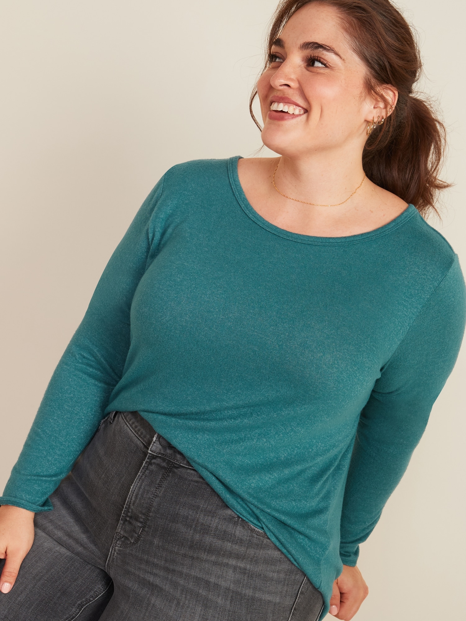 old navy plush knit