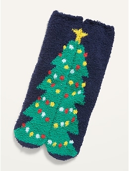 Cozy Crew Socks for Women Christmas Tree