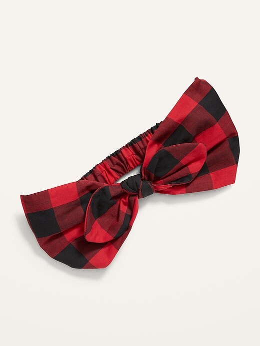 View large product image 1 of 1. Bow-Tie Head Wrap For Women