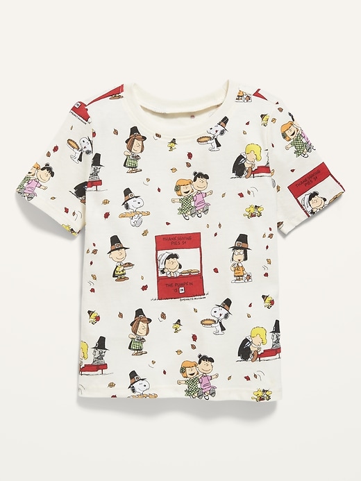 View large product image 1 of 2. Unisex Peanuts&#174 Thanksgiving-Graphic Tee for Toddler