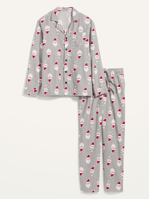 Old Navy Patterned Flannel Pajama Sets for Men. 1