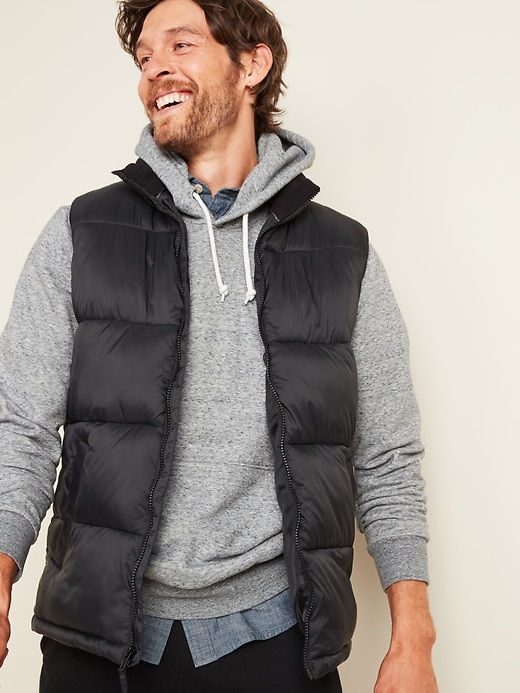 Old Navy Frost-Free Quilted Puffer Vest for Men. 1