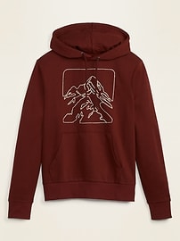 View large product image 3 of 3. Mountains Graphic Pullover Hoodie