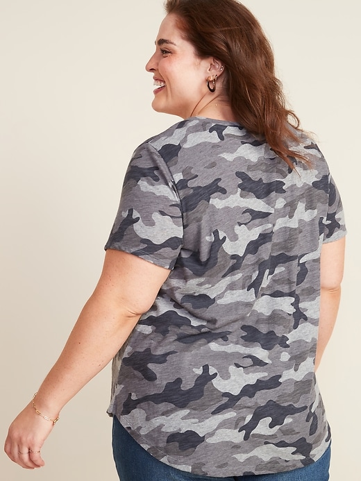 View large product image 2 of 3. EveryWear Plus-Size V-Neck Tee