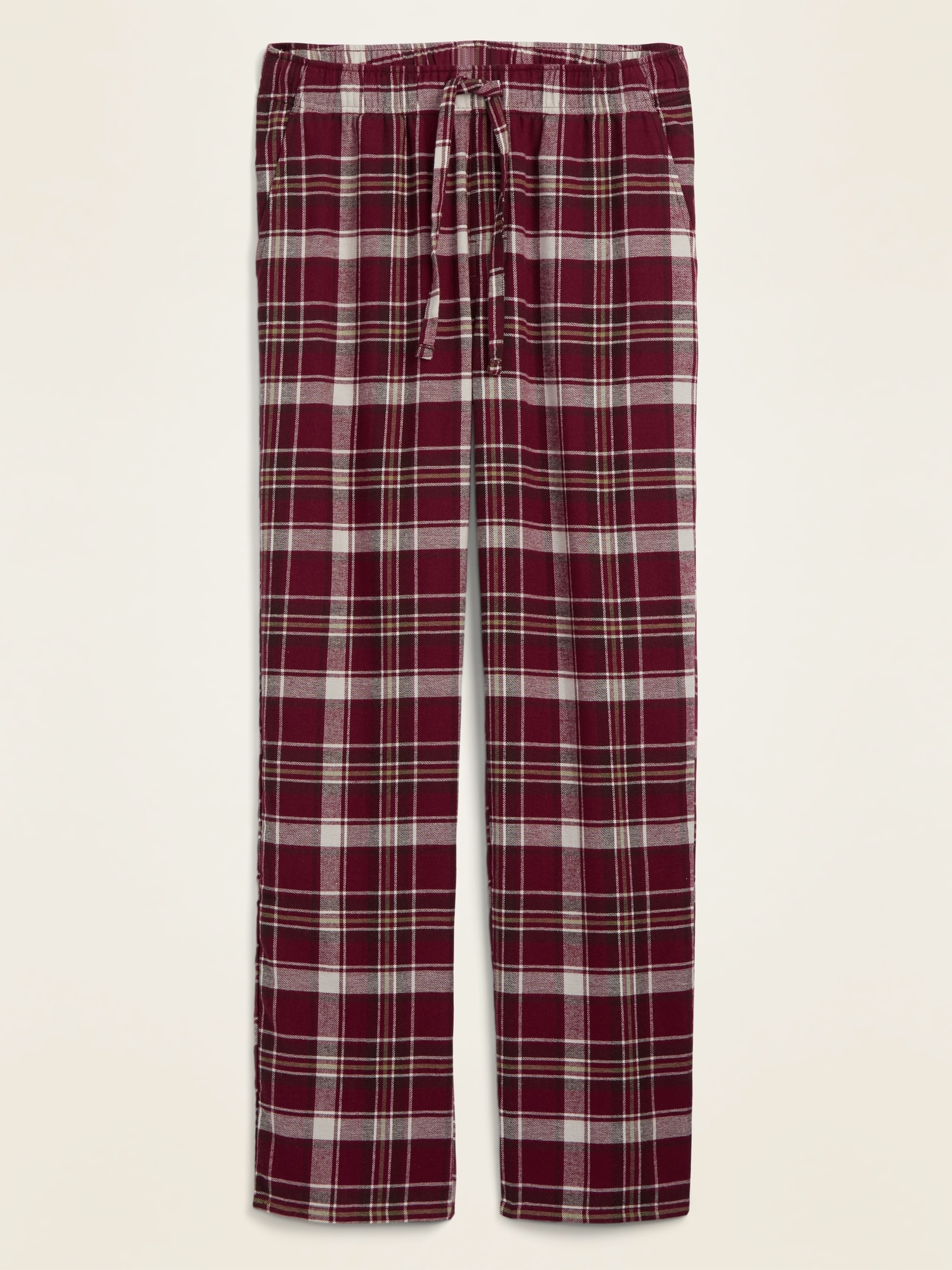 NWT: Men’s Old Navy Plaid Flannel Pajama Pants, Red/Black, Size XL 