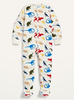 dinosaur footie pajamas baby