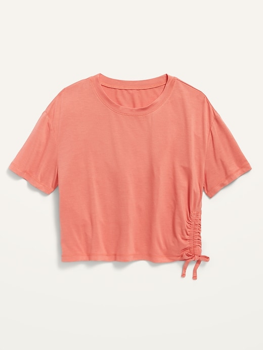 Old Navy Luxe Short-Sleeve Side-Tie Top for Girls. 1