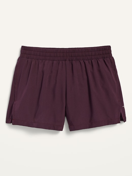View large product image 1 of 1. Go-Dry Cool Dolphin-Hem Run Shorts for Girls