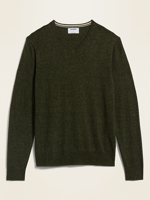 View large product image 2 of 2. Soft-Washed V-Neck Sweater