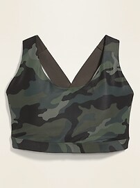 View large product image 3 of 3. Medium Support PowerSoft Bonded-Strap Plus-Size Sports Bra