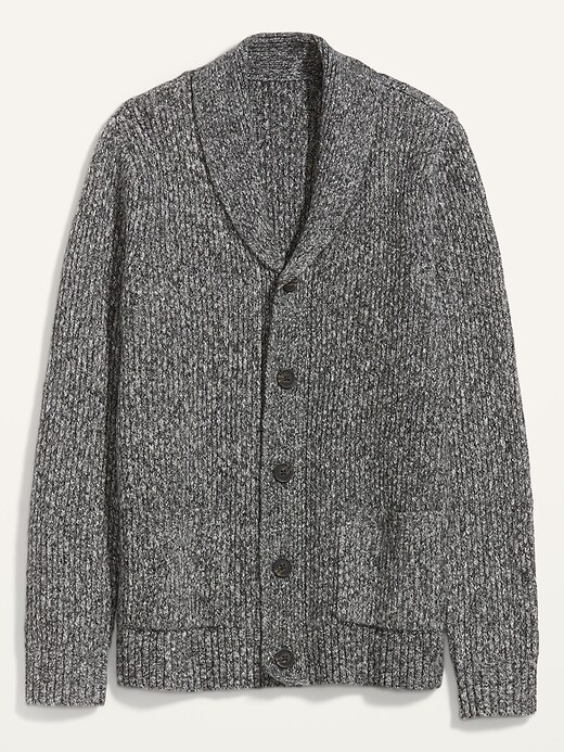 Image number 4 showing, Textured Shawl-Collar Cardigan Sweater