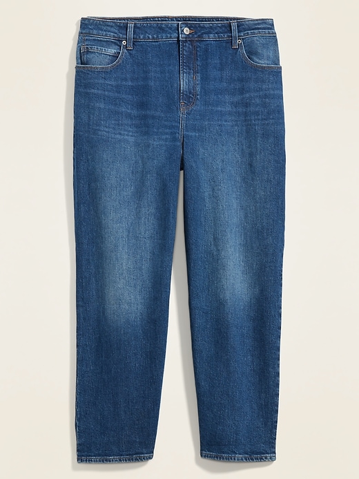 Image number 4 showing, Extra High-Waisted Secret-Slim Pockets Sky-Hi Straight Plus-Size Jeans
