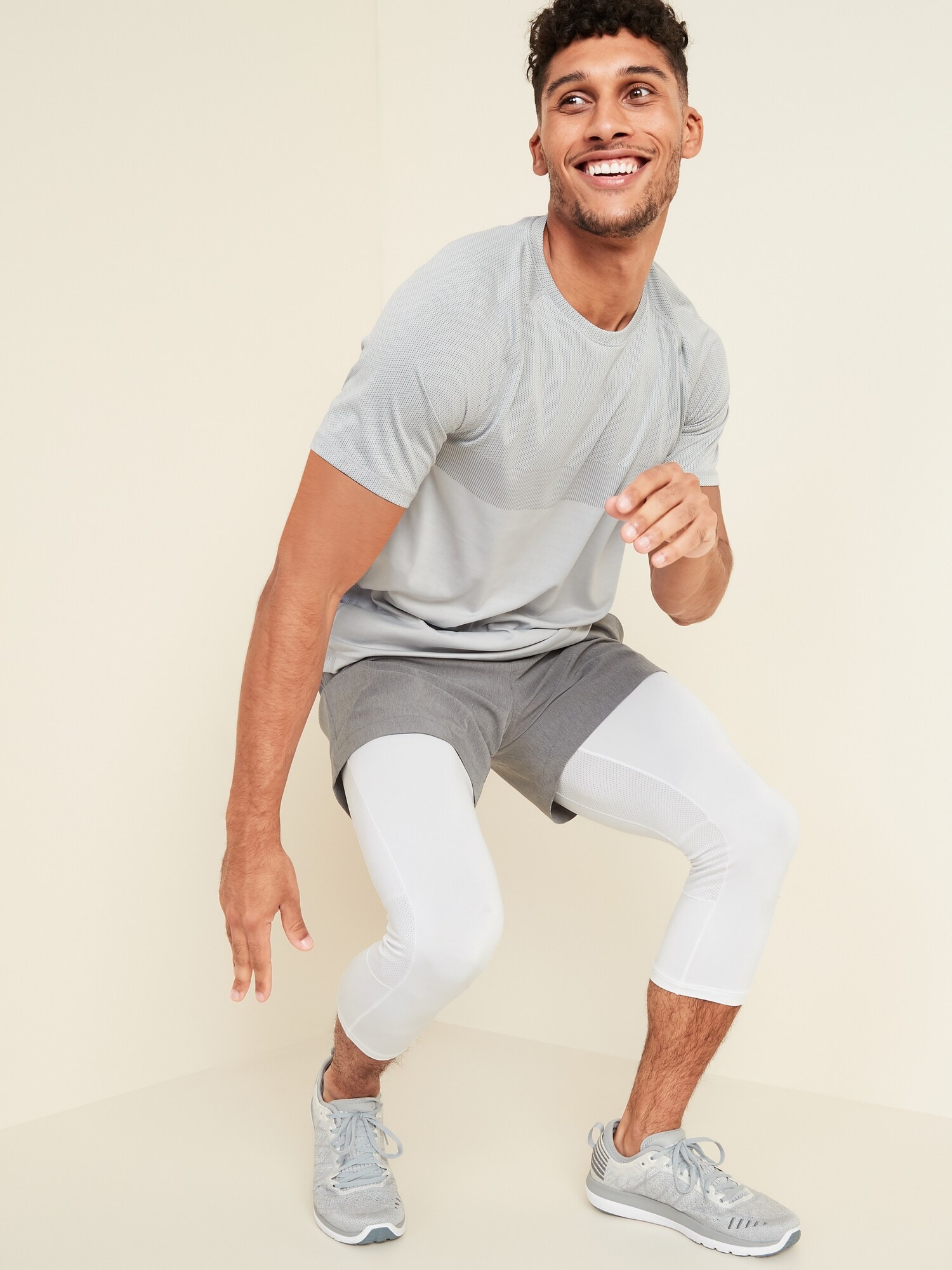 Old Navy Go-Dry Cool Odor-Control Base Layer Tights for Men