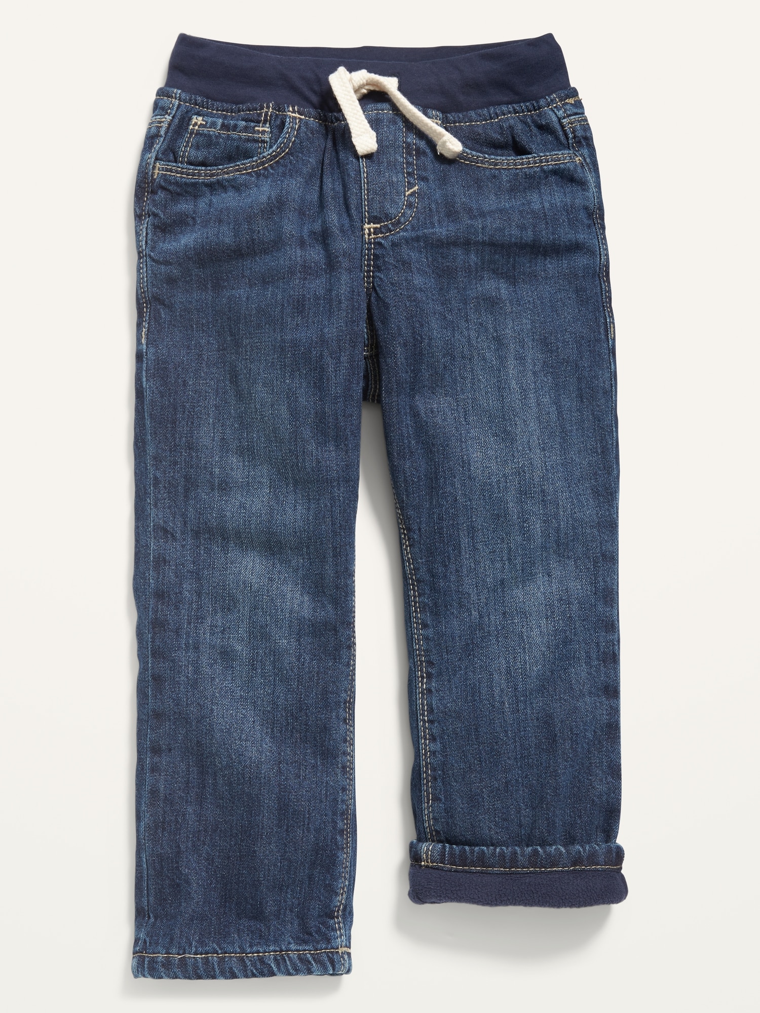 lined jeans old navy