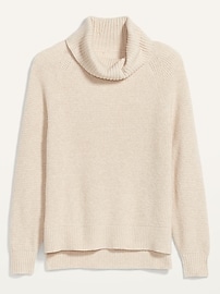 Textured Waffle-Knit Cowl-Neck Sweater for Women | Old Navy