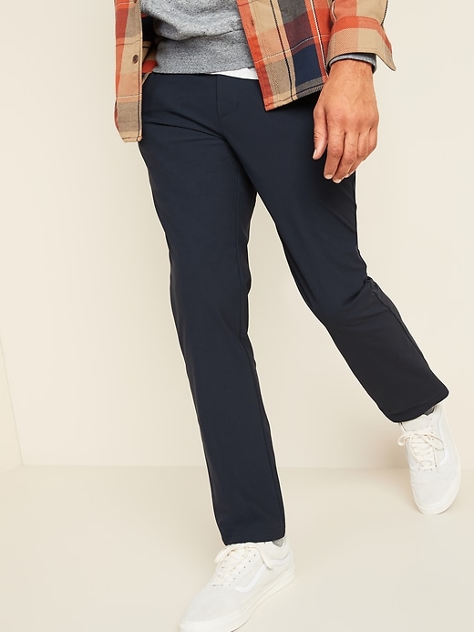 View large product image 1 of 2. Straight Go-Dry Cool Hybrid Chino Pants