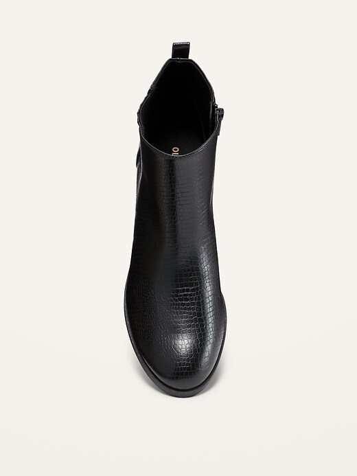 Image number 2 showing, Water-Repellent Faux-Leather Chelsea Boots