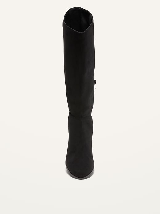 Image number 2 showing, Faux-Suede Tall Boots