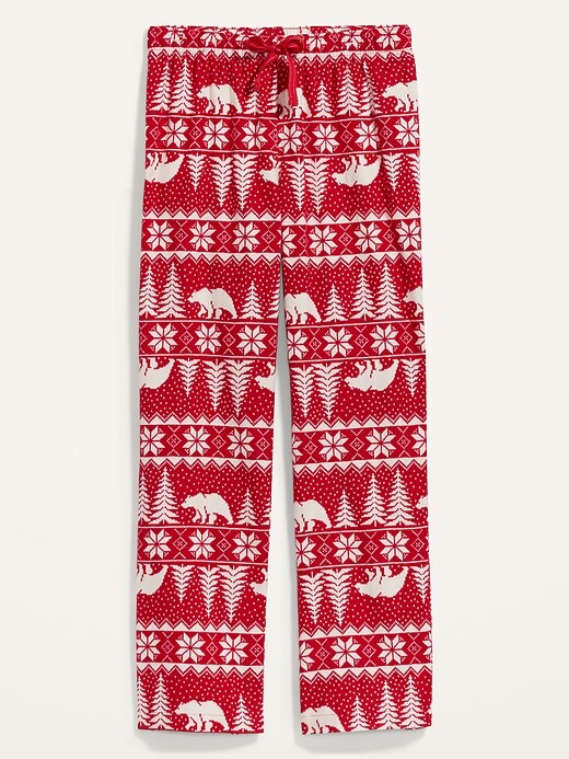 Image number 4 showing, Patterned Flannel Pajama Pants