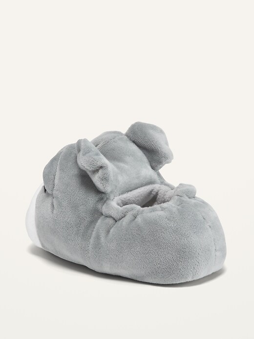 Image number 3 showing, Unisex French Bulldog Fleece Slippers for Toddler