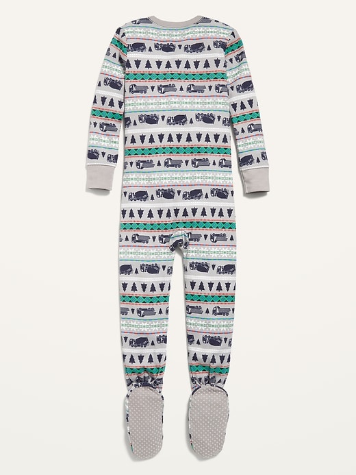 View large product image 2 of 2. Fair Isle Footie Pajama One-Piece for Toddler & Baby