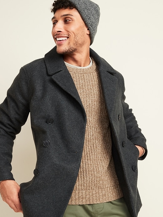 View large product image 1 of 2. Soft-Brushed Peacoat