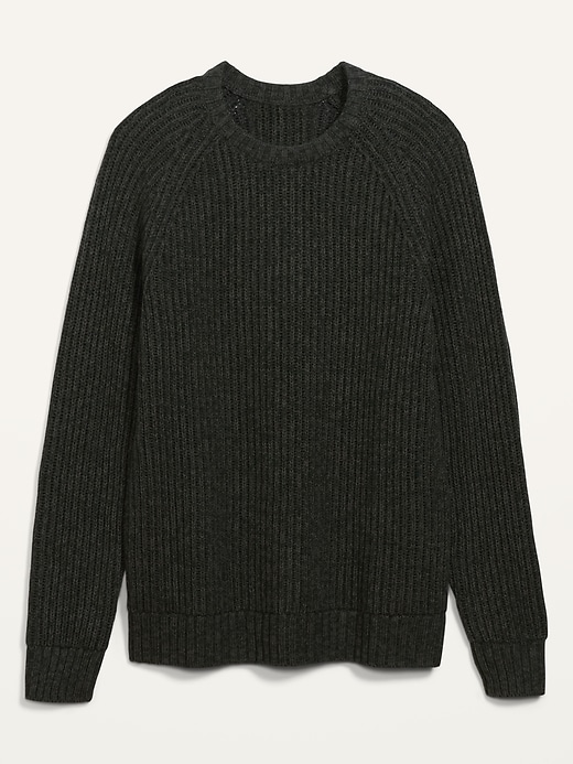 Image number 4 showing, Textured Rib-Knit Crew-Neck Sweater