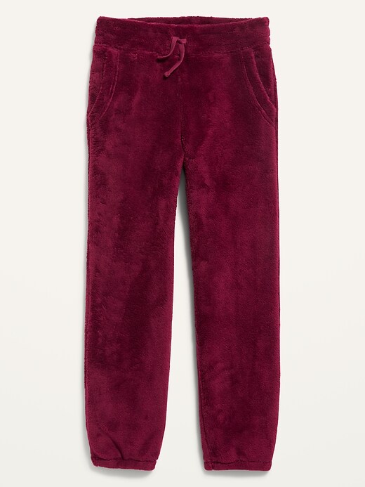 Old Navy Cozy Plush Sherpa Sweatpants for Girls. 1