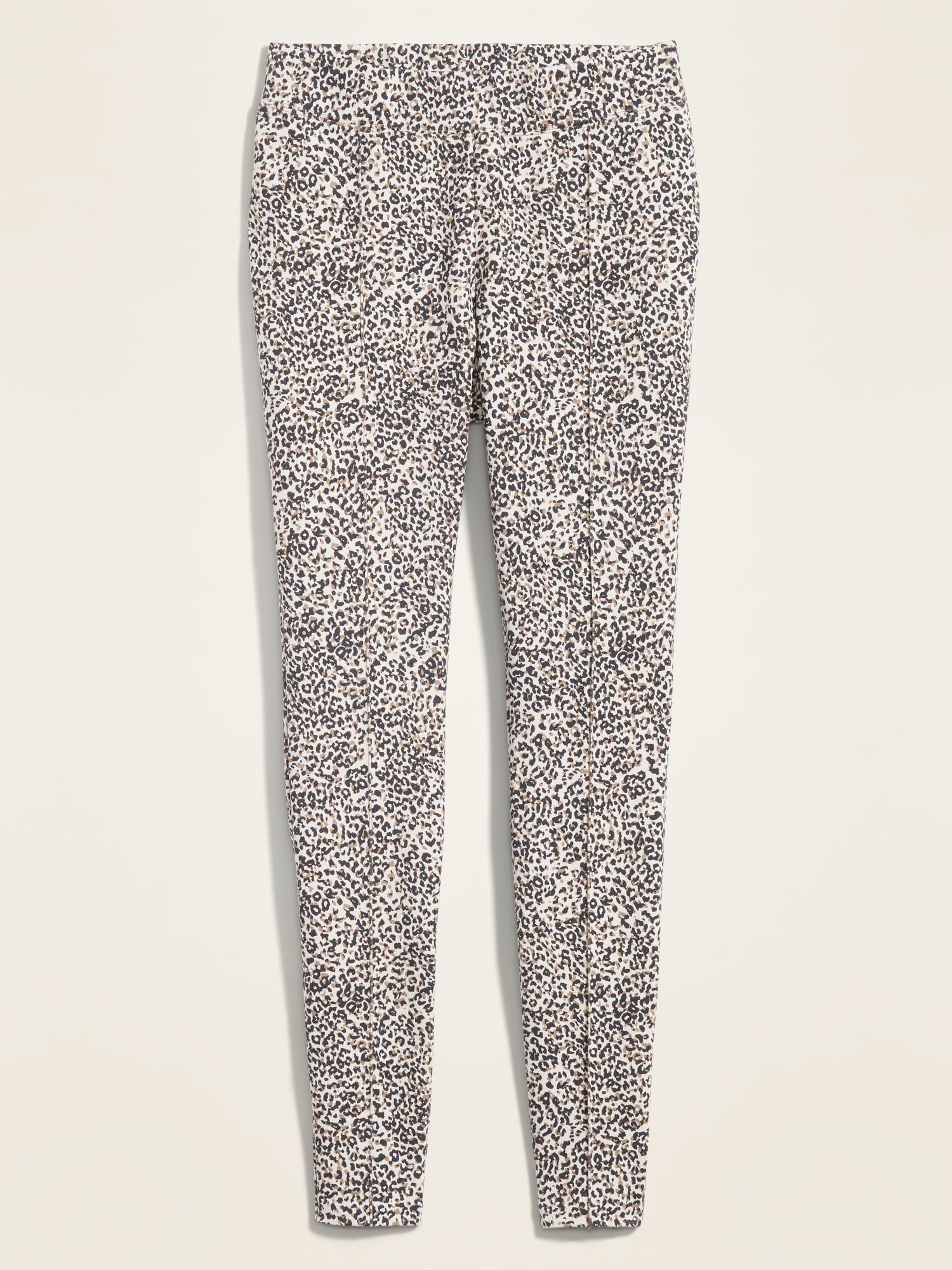 High-Waisted Stevie Ponte-Knit Printed Pants | Old Navy