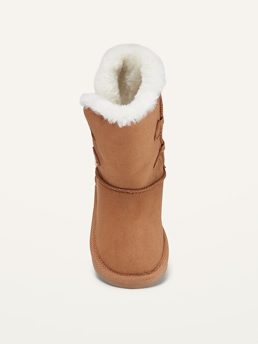 View large product image 2 of 4. Faux-Fur-Lined Boots for Toddler Girls