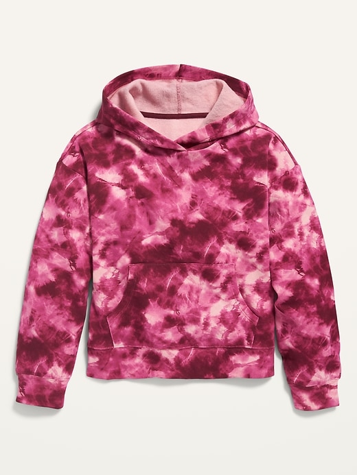 View large product image 2 of 3. Tie-Dye Pullover Hoodie for Girls