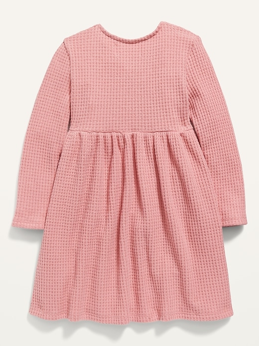 Fit & Flare Thermal Henley Dress for Toddler Girls | Old Navy