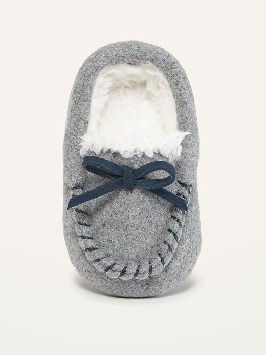 View large product image 2 of 4. Faux-Fur-Lined Moccasins for Baby