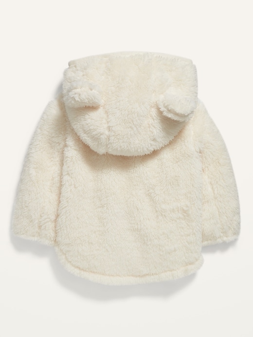 View large product image 2 of 2. Unisex Sherpa Critter Zip Hoodie for Baby