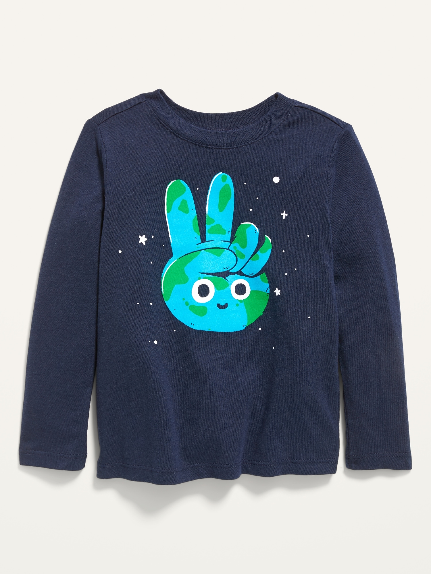 Unisex Long-Sleeve Graphic Tee for Toddler 