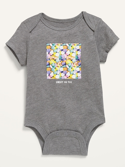 View large product image 1 of 1. Unisex Holiday-Graphic Bodysuit For Baby