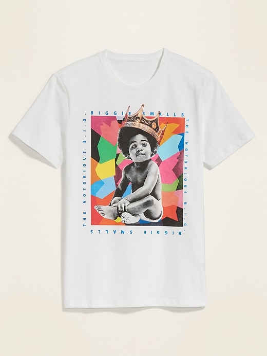 View large product image 2 of 2. Notorious B.I.G. Biggie Smalls&#153 Graphic Gender-Neutral T-Shirt for Adults