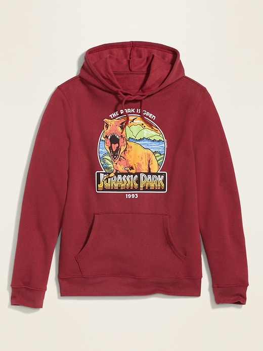 View large product image 2 of 2. Jurassic Park&#153 "The Park Is Open" Gender-Neutral Pullover Hoodie for Adults