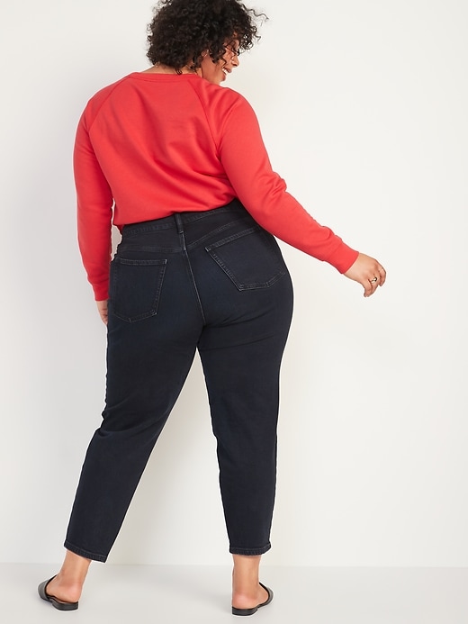 Image number 2 showing, High-Waisted Secret-Smooth Pockets O.G. Straight Plus-Size Ripped Jeans