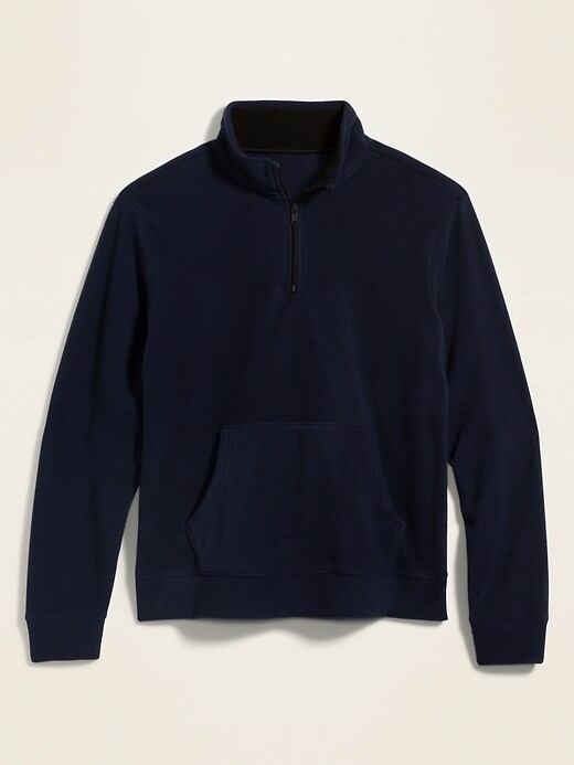 View large product image 2 of 2. Micro Performance Fleece  Quarter ZipSweatshirt