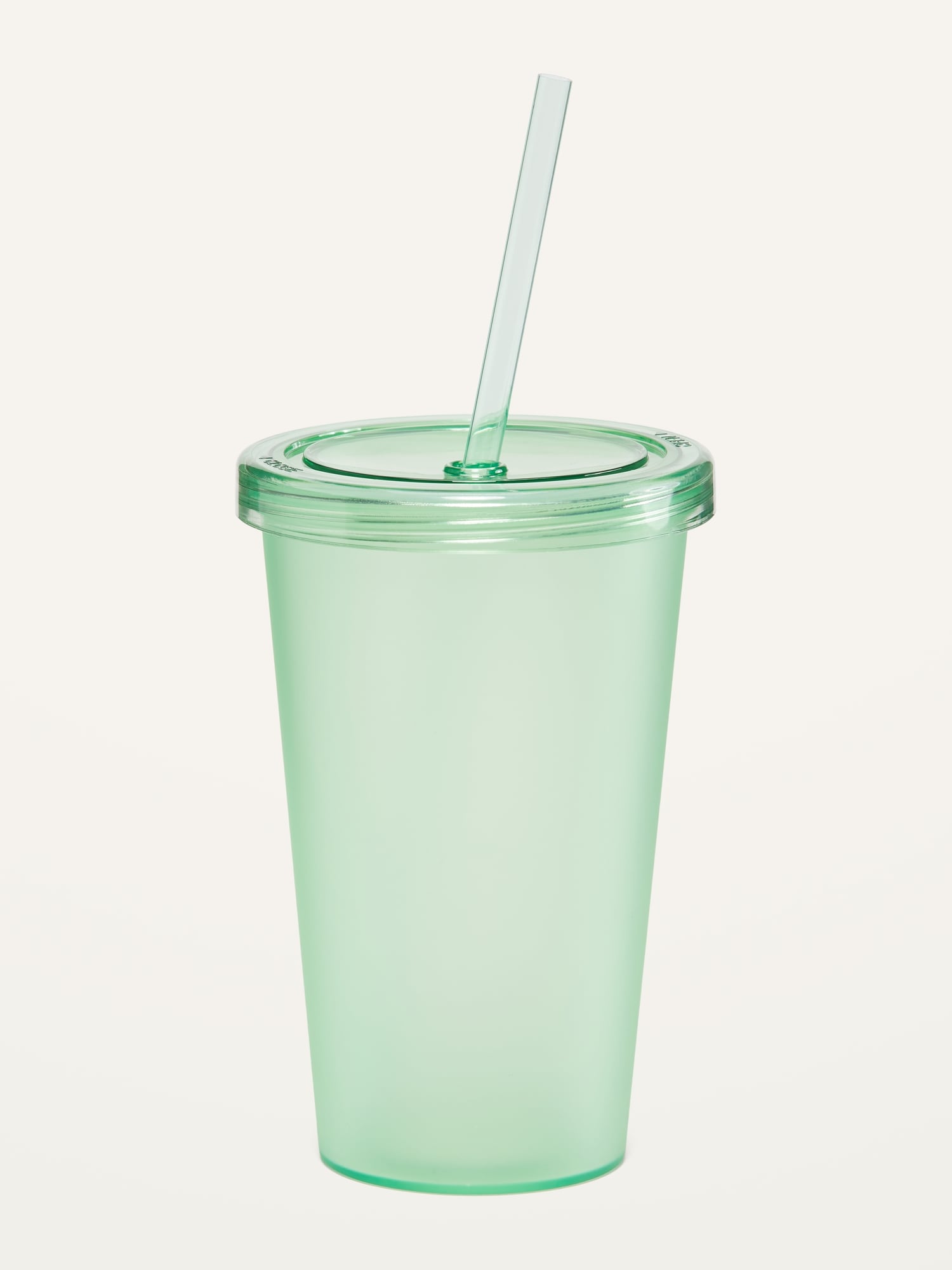 Reusable Drink Tumbler Cup (With Lid & Straw)