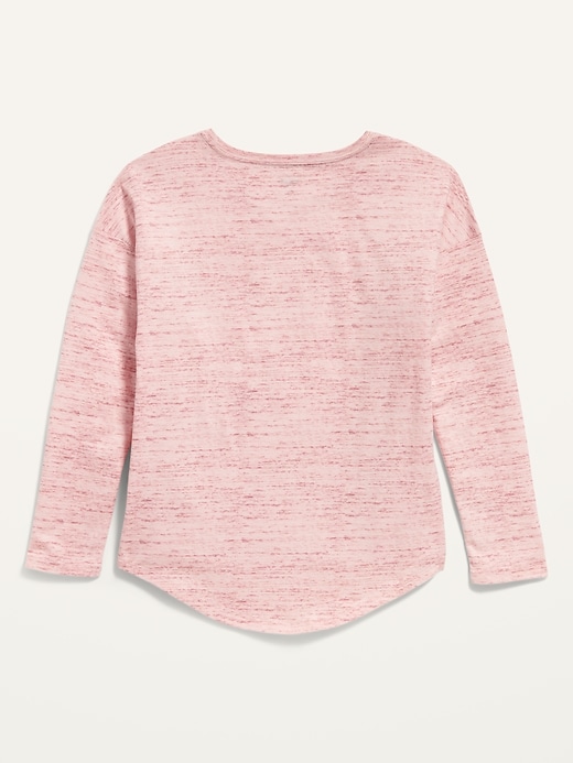 View large product image 2 of 2. Softest Long-Sleeve Tee for Girls
