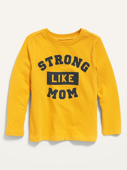 Unisex Graphic Long-Sleeve Tee for Toddler