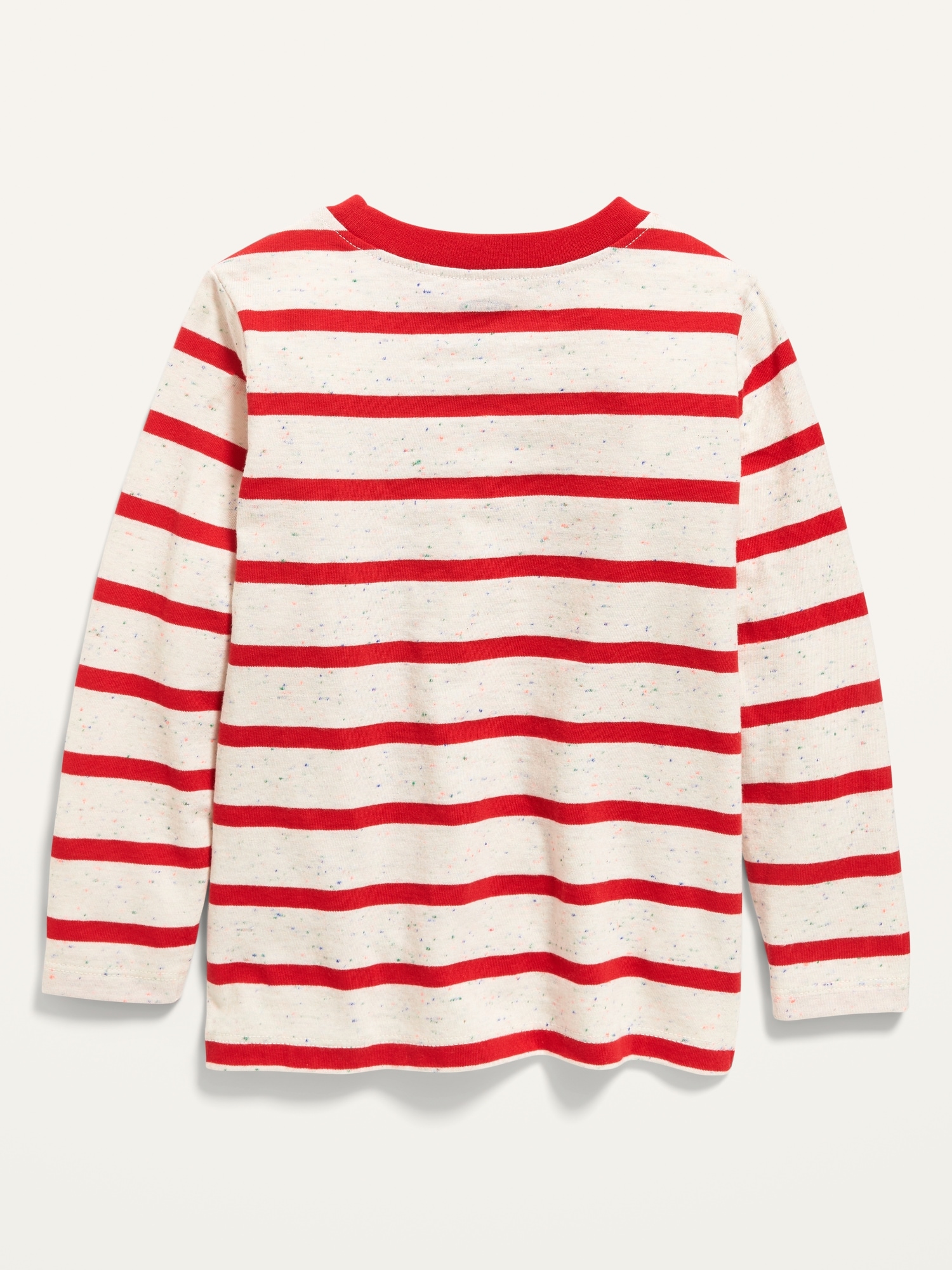 Unisex Valentine-Graphic Striped Long-Sleeve Tee for Toddler | Old Navy