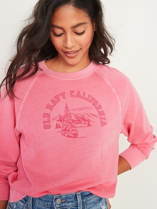 Logo-Graphic Crew-Neck Sweatshirt | Old Navy