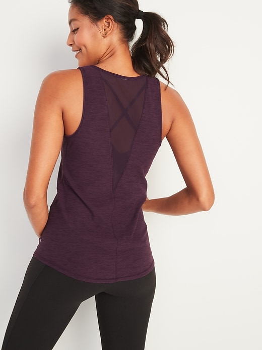 Image number 2 showing, Breathe ON Mesh-Back Tank Top for Women